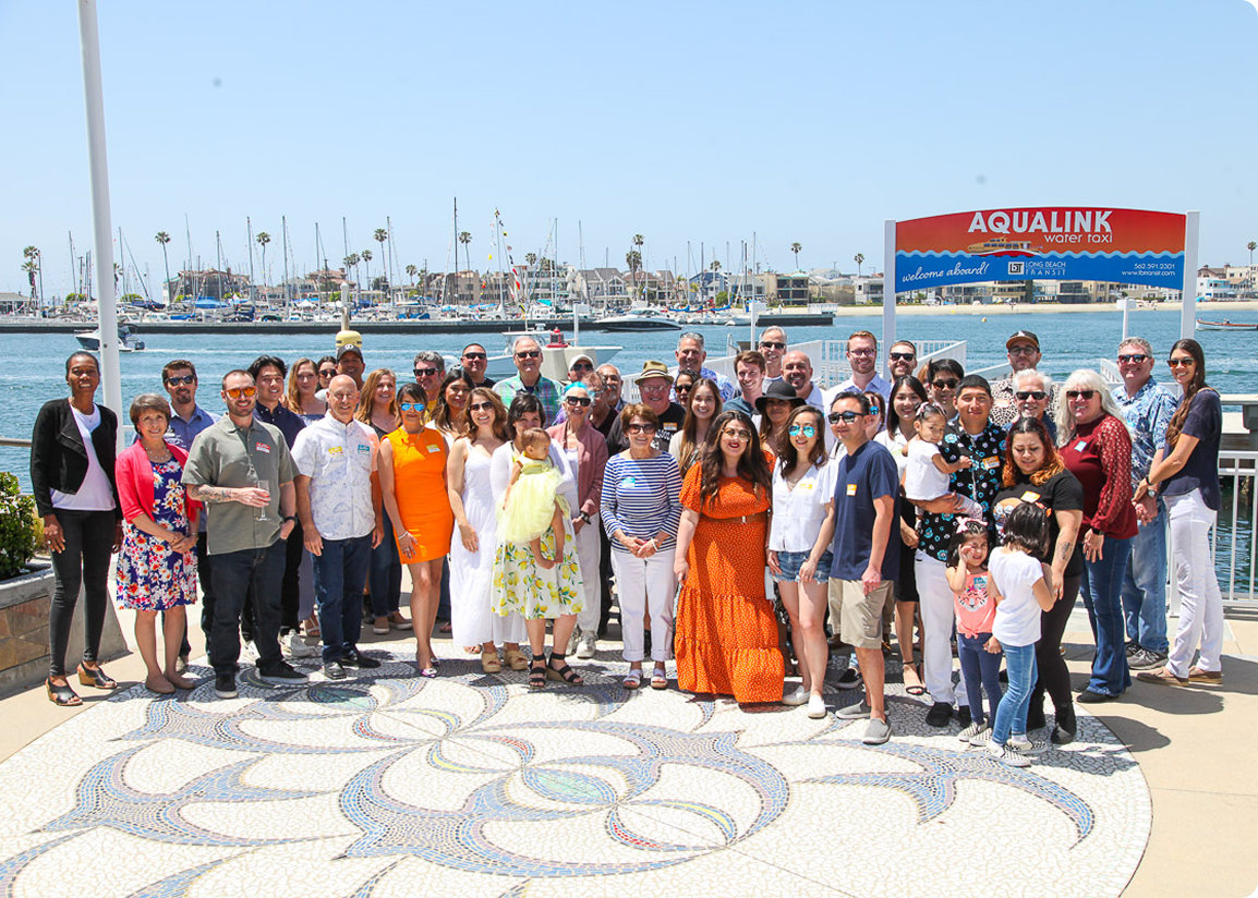 The Citadel EHS team together on the Long Beach waterfront