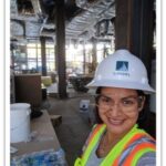 A Citadel EHS Industrial Hygienist on site for a project related to building ventilation and indoor air quality.